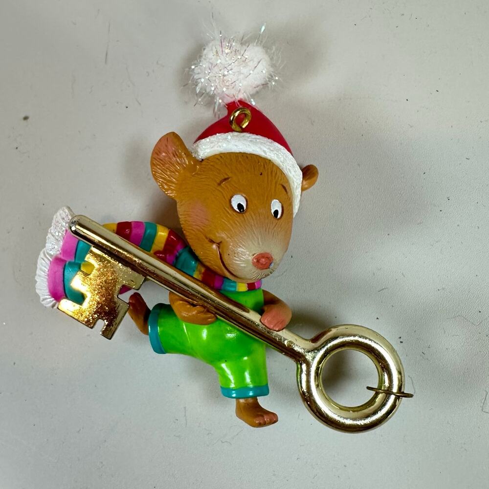 American Greetings Christmas Ornament Mouse With Key New House Home